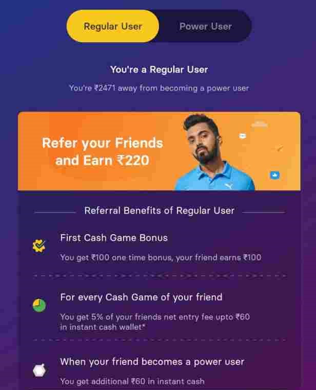 Gamezy Referral Code → 7FO7OQ | Refer & Earn ₹12516 Bonus